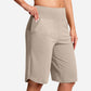 ⏰2026 Summer Hot Sale 49% OFF🔥Women's Bermuda Shorts with Pockets -👍Knee Length Athletic Casual Long Shorts