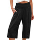 ⏳Time-Limited Special 50% OFF! 👖⏰Women’s Lightweight Elastic Waist Crop Pants Comfortable, Flowy & Perfect for Casual Summer Outfits ✨🌿