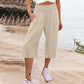 ⏳Time-Limited Special 50% OFF! 👖⏰Women’s Lightweight Elastic Waist Crop Pants Comfortable, Flowy & Perfect for Casual Summer Outfits ✨🌿