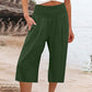 ⏳Time-Limited Special 50% OFF! 👖⏰Women’s Lightweight Elastic Waist Crop Pants Comfortable, Flowy & Perfect for Casual Summer Outfits ✨🌿
