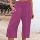 ⏳Time-Limited Special 50% OFF! 👖⏰Women’s Lightweight Elastic Waist Crop Pants Comfortable, Flowy & Perfect for Casual Summer Outfits ✨🌿