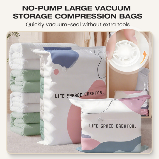 🏆 Last Day Special Price £6.99 ! 🔥Buy 2 Get 1 Free📦 Large-Capacity Vacuum Bags – No Pump Needed! 💨✨