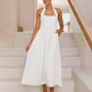 🔥LAST DAY 50% OFF ☀️🛍️Women’s Halter Smocked Back Dress