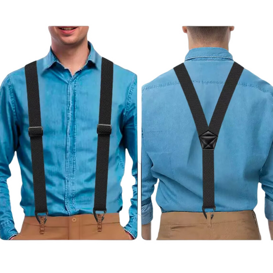 ⏰LAST DAY BUY 2 GET 1 FREE!📢Men's X-Back Suspenders with Hook Clips