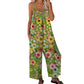 💥👖Last Day Special Price:£ 12.99!!! ⏰Women's Floral Print Wide Leg Jumpsuit – Relaxed Fit, Side Pockets & Breathable – Plus Sizes Available ✨