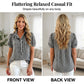 🔥LAST DAY SALE - 60% OFF🔥Women's Casual Ruffled Puff Sleeve Top