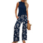 ⏰Hot Sale 50% Off🔥Buy 2 get extra 5% off👖Women's Sleeveless Top & Printed Wide-Leg Pants Set