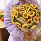 🎁Best gift 🎀 Hot Sale 49% OFF💐Crochet Flower Bouquet Throw Blanket