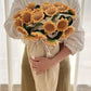 🎁Best gift 🎀 Hot Sale 49% OFF💐Crochet Flower Bouquet Throw Blanket