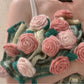 🎁Best gift 🎀 Hot Sale 49% OFF💐Crochet Flower Bouquet Throw Blanket