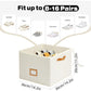 👟 50% OFF NOW!📦Shoe Storage Box – Foldable, Clear Lid, Reinforced Handles