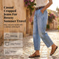 🎁2026 New Arrivals 46% OFF💥🥳HOT SALE🥳 Women's High Waisted Cropped Barrel Jeans