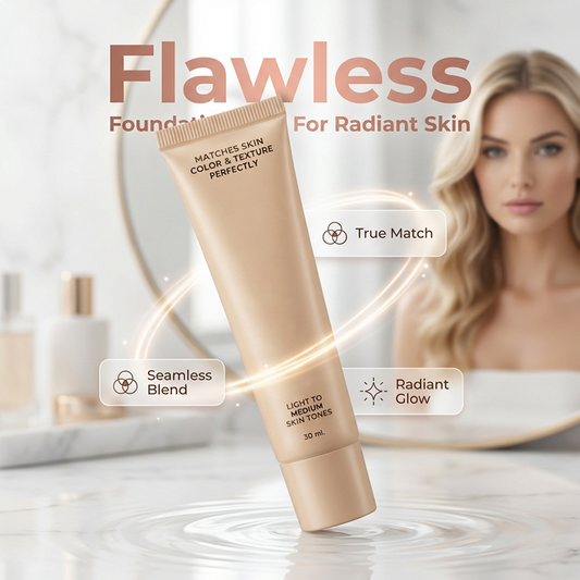 🥳2026 HOT SALE🥳💞50K+ SOLD!✨🫧 50% OFF! Flawless Finish Skincare Foundation