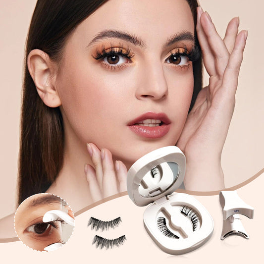 📢📢 Last Day Promotion：ONLY ￡6.99！💗Natural Reusable Magnetic Eyelashes with Case Kit👁️