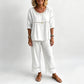 👕 LIMITED-TIME 50% OFF! ✨ Women's 2-Piece Set – Eyelet Details, Casual, Comfortable, Versatile 🌸