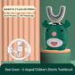 📢📢Limited-time 50% off🎁⏰Kids' U-Shaped Automatic Electric Toothbrush