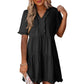 🔥2026 Summer Hot Sale 49% OFF🌈Women's V Neck Ruffle Casual A-Line Flowy Swing Shift Dress