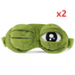 🎉 Last Day Promotion-50% OFF✨Soft Funny Frog 3D Sleep Mask