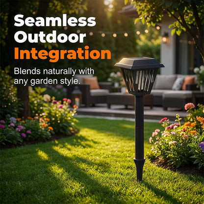💡🦋 LIMITED-TIME 50% OFF! 🔥Decorative Solar Mosquito Lamp – Warm White LED Glow, Stake or Stand, No Wiring or Batteries Needed – Clean Your Yard of Mosquitoes While Adding Ambience 🌙🏵️