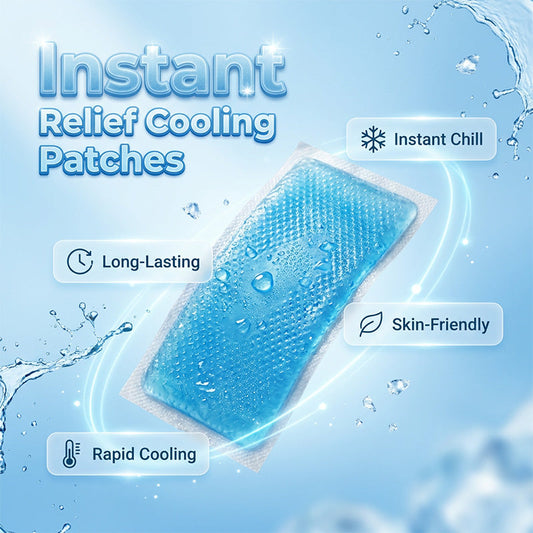 ☀️Limited Discount 50% Off🎁!! ❄️ Instant Cooling Ice Patches – Chill Out Instantly, Stay Cool for Hours! 🧊😎