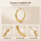 🔥Special Price £6.99!!💥C-Shaped Hoop Earrings – Lightweight & Elegant Face-Framing Design