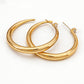 🔥Special Price £6.99!!💥C-Shaped Hoop Earrings – Lightweight & Elegant Face-Framing Design