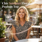 🏖️Summer Hot Sale 60% OFF🏝️Women's Summer V-Neck Ruffle Sleeve Floral Peplum Top