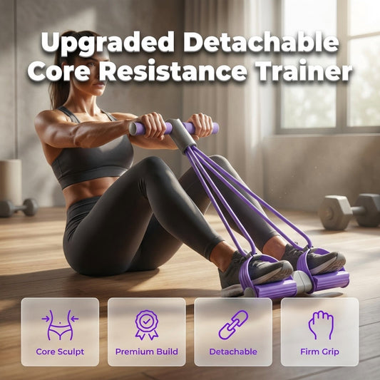 🥳2026 HOT SALE🥳💞50K+ SOLD!🕊️💕 50% OFF!4-Tube Pedal Resistance Band for Home Workout