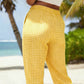 🎁2026 New Arrivals 50% OFF💥Gingham Capri Pants – Drawstring Comfort & Breathable Cotton-Linen