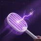 📢📢 50% OFF!🦟 2-in-1 Foldable Electric Mosquito Swatter⚡ Swat, Zap & Sleep Bite-Free