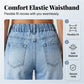 🎁2026 New Arrivals 50% OFF💥Women's Wide-Leg Jeans with Patch Pockets