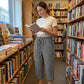 🎁2026 New Arrivals 50% OFF💥Gingham Capri Pants – Drawstring Comfort & Breathable Cotton-Linen