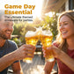 🥳2026 HOT SALE🥳💞50K+ SOLD!⚽🍺 50% OFF! Football Shaped Beer Glass – 400ml/600ml, textured grip, stable base. Perfect for match nights! 🏆✨