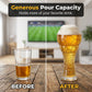 🥳2026 HOT SALE🥳💞50K+ SOLD!⚽🍺 50% OFF! Football Shaped Beer Glass – 400ml/600ml, textured grip, stable base. Perfect for match nights! 🏆✨