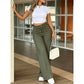 👖 50% OFF NOW! 💥 Women's High-Waisted Straight Leg Trousers – Front seam & elastic back – Versatile, comfortable & perfect for office or casual wear ✨🌸