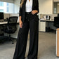 👖 50% OFF NOW! 💥 Women's High-Waisted Straight Leg Trousers – Front seam & elastic back – Versatile, comfortable & perfect for office or casual wear ✨🌸