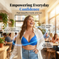 🏆Last Day Special Price £8.99💙💐Women's Deep V Push Up Padded Everyday Bras👍Enhancer Outdoorfun Low Plunge Breathable Classic Style