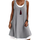 ⏳LAST DAY SALE 68% OFF !!📢Women's Sleeveless Fake 2-Piece Dress A Must-Have For Hot Summer Days! 😎🔥