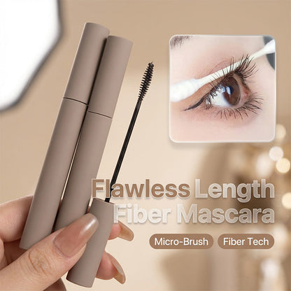 🌟LAST DAY SALE: ONLY ￡7.99!!🎁✨Smudge-Proof Long & Curl Fiber Mascara