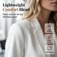 🧥🌸LAST DAY SALE 70% OFF!✨Women's Casual Blazer Fitted Long Sleeve Work Office Suit Jacket with Flap Pockets