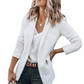 🧥🌸LAST DAY SALE 70% OFF!✨Women's Casual Blazer Fitted Long Sleeve Work Office Suit Jacket with Flap Pockets