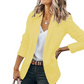 🧥🌸LAST DAY SALE 70% OFF!✨Women's Casual Blazer Fitted Long Sleeve Work Office Suit Jacket with Flap Pockets