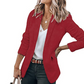 🧥🌸LAST DAY SALE 70% OFF!✨Women's Casual Blazer Fitted Long Sleeve Work Office Suit Jacket with Flap Pockets