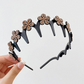 🎁New Arrival 50% OFF💥Wavy Crystal Headband Set - Lightweight Non-Slip Girly Feminine Hair Accessory, Sparkling Crystal-Accented Wave-Shape Band