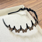 🎁New Arrival 50% OFF💥Wavy Crystal Headband Set - Lightweight Non-Slip Girly Feminine Hair Accessory, Sparkling Crystal-Accented Wave-Shape Band