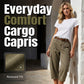 👖 60% OFF NOW! 🌿 Women's Relaxed Casual Cargo Capris – Spacious Utility Pockets, Breathable Fabric & Relaxed Fit✨