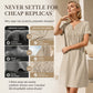 💥✨Limited-time 50% Off Special Offer👗Women's Bohemian Lace V-Neck T-Shirt Dress – Effortless Summer Chic✨