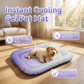 🔥LAST DAY SALE ONLY￡8.99!!❄Pet Cooling Mat for Dogs & Cats 🐾  Naturally Cool Ice-Silk Pad Breathable, Washable & Soft 🌿  For Floors, Sofas & Car Travel ☀️🐶🐱