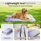 🔥LAST DAY SALE ONLY￡8.99!!❄Pet Cooling Mat for Dogs & Cats 🐾  Naturally Cool Ice-Silk Pad Breathable, Washable & Soft 🌿  For Floors, Sofas & Car Travel ☀️🐶🐱