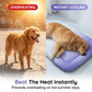 🔥LAST DAY SALE ONLY￡8.99!!❄Pet Cooling Mat for Dogs & Cats 🐾  Naturally Cool Ice-Silk Pad Breathable, Washable & Soft 🌿  For Floors, Sofas & Car Travel ☀️🐶🐱